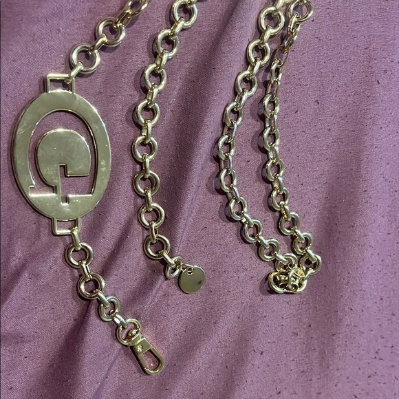 Gold Chain Belt with Logo - Picture 3 of 3